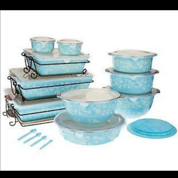 Temp-Tations Other - Temp-tations Floral Lace 24-piece Oven-to-table